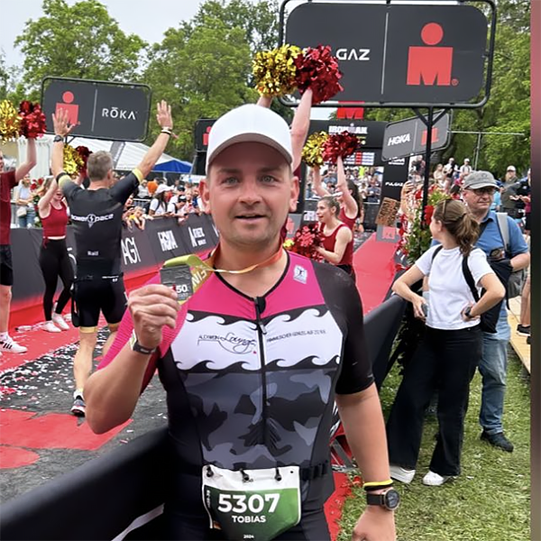 Kundenergebnis Tobias: erfolgreicher Ironman 70.3