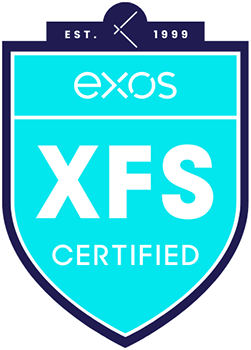 EXOS XFS Badge